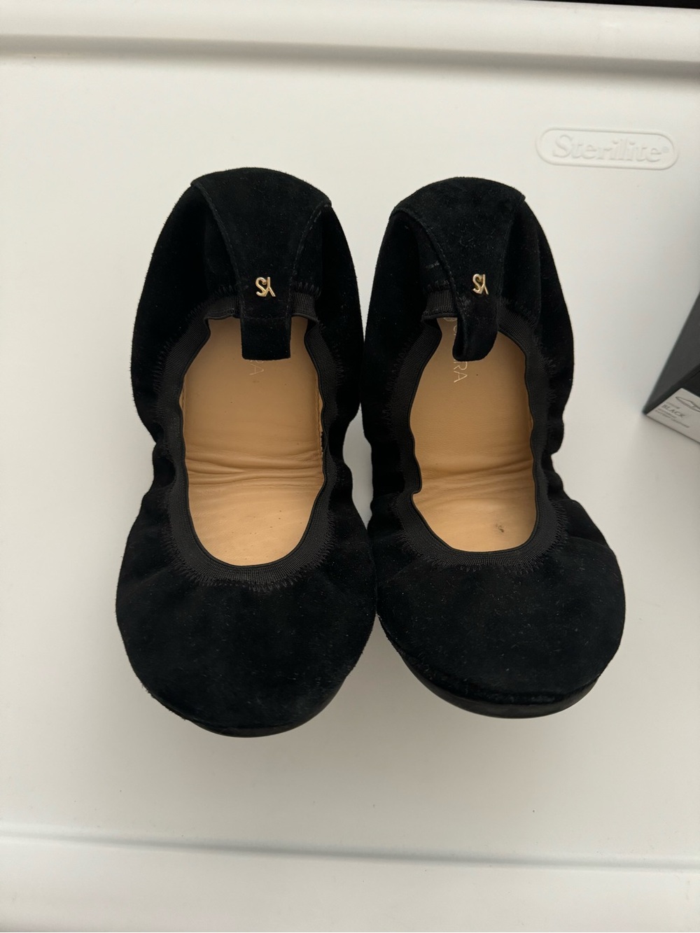 YOSI SAMRA Black Ballet Flats